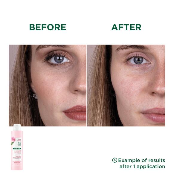 Ergebnisse BIO-Pfingstrose Milchig-Seidiger Make-up Entferner – Empfindliche Haut