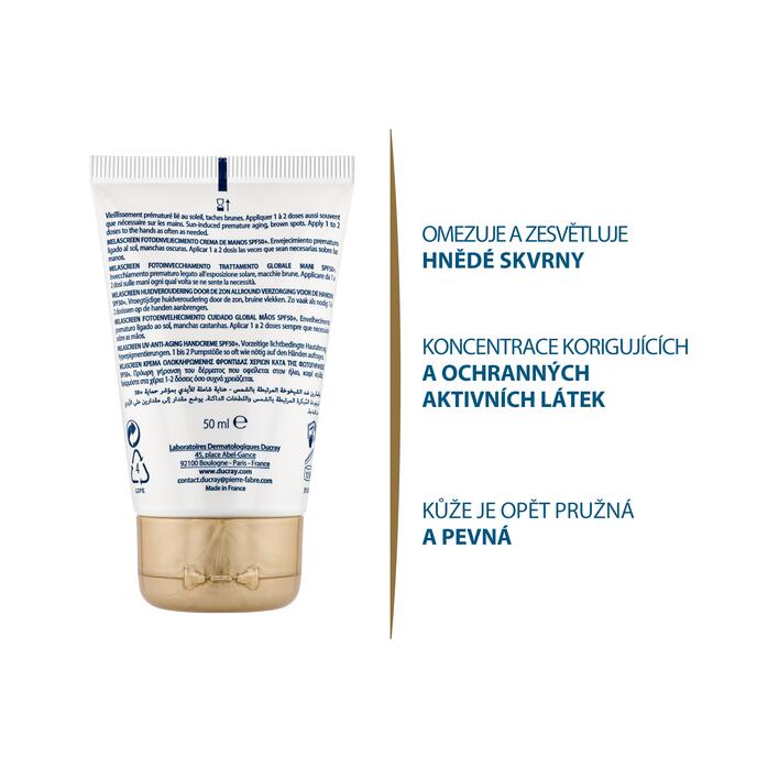 Klinické výsledky: Komplexní péče o ruce SPF50+