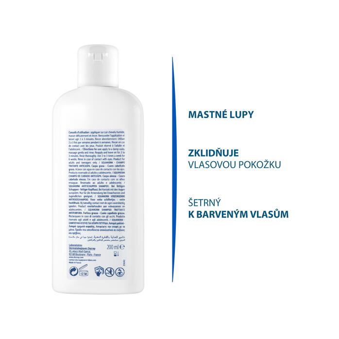 Klinické výsledky: Šampon proti mastným lupům