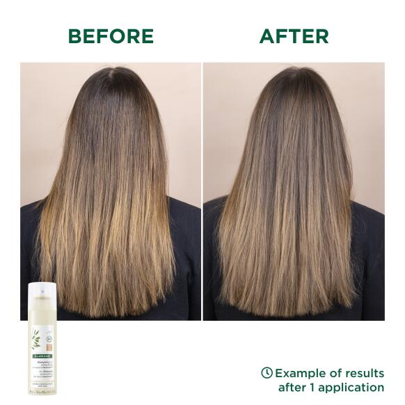 Results Dry shampoo with Oat & Ceramideᴸᴵᴷᴱ - Tinted 