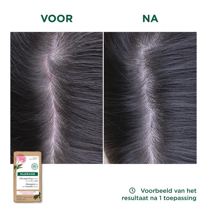 Resultaten Shampoo bar met BIO Pioenroos