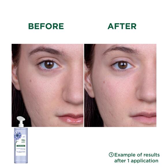 Results Micellar Water Make-Up Remover with Organic Cornflower