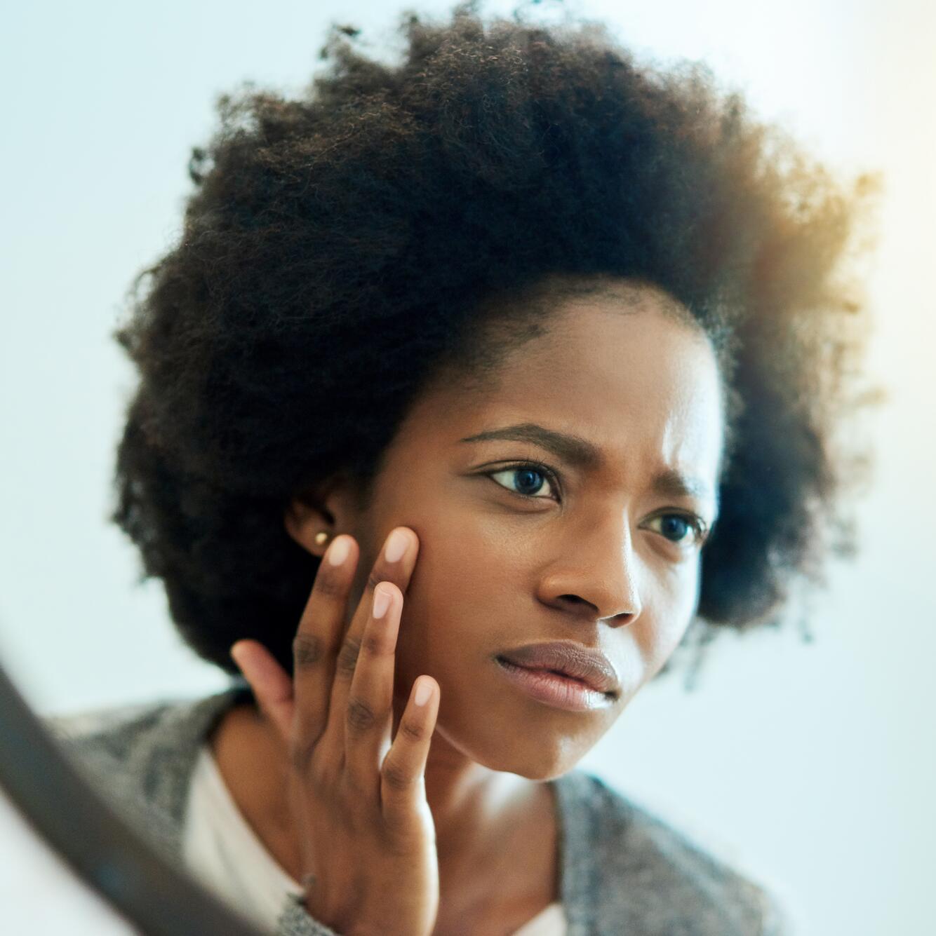 Lenire l'eczema da contatto sul viso