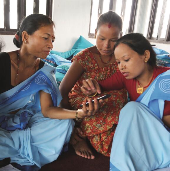 Amakomaya, de webapplicatie die zwangere vrouwen steunt en begeleidt.

