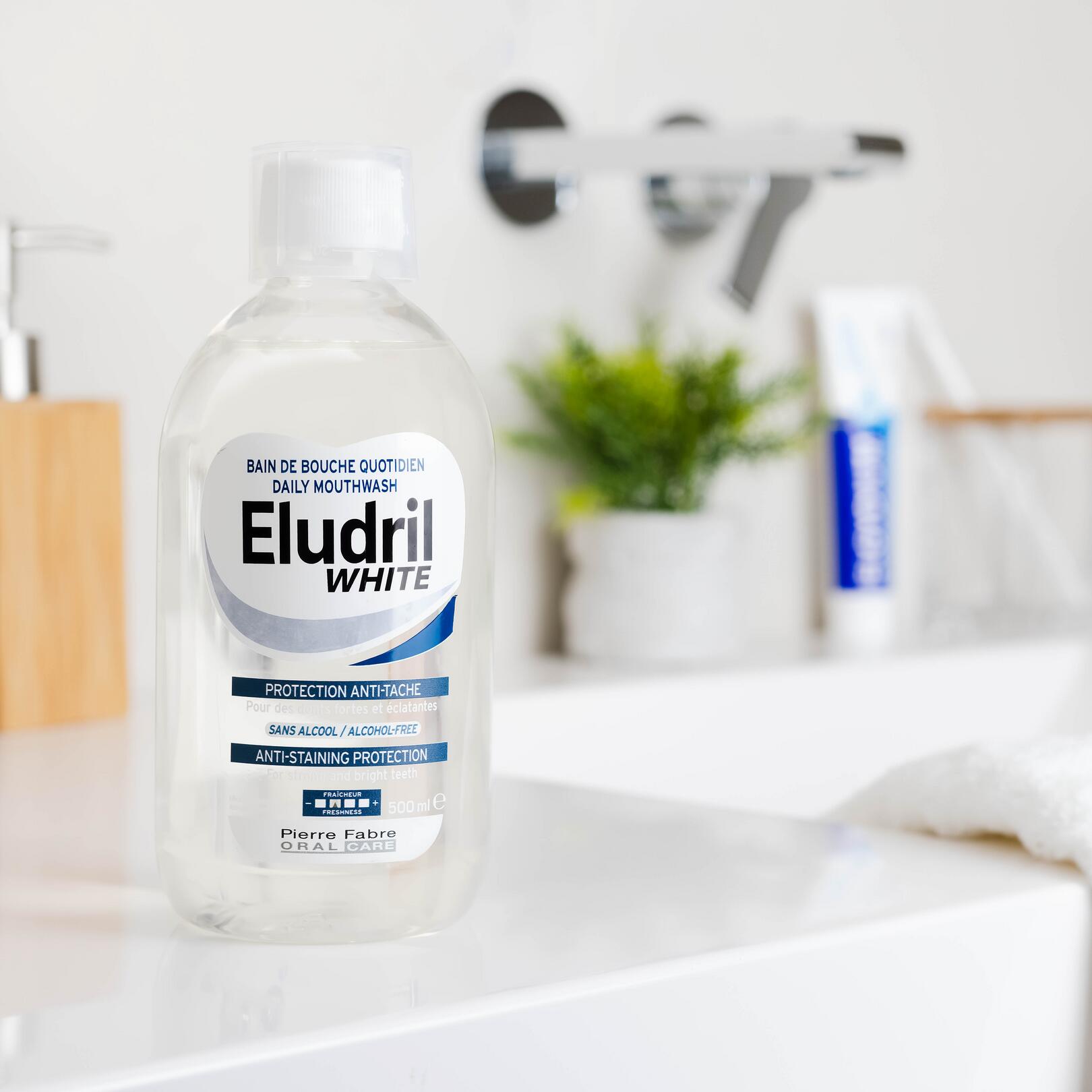 Eludril WHITE płyn do płukania jamy ustnej