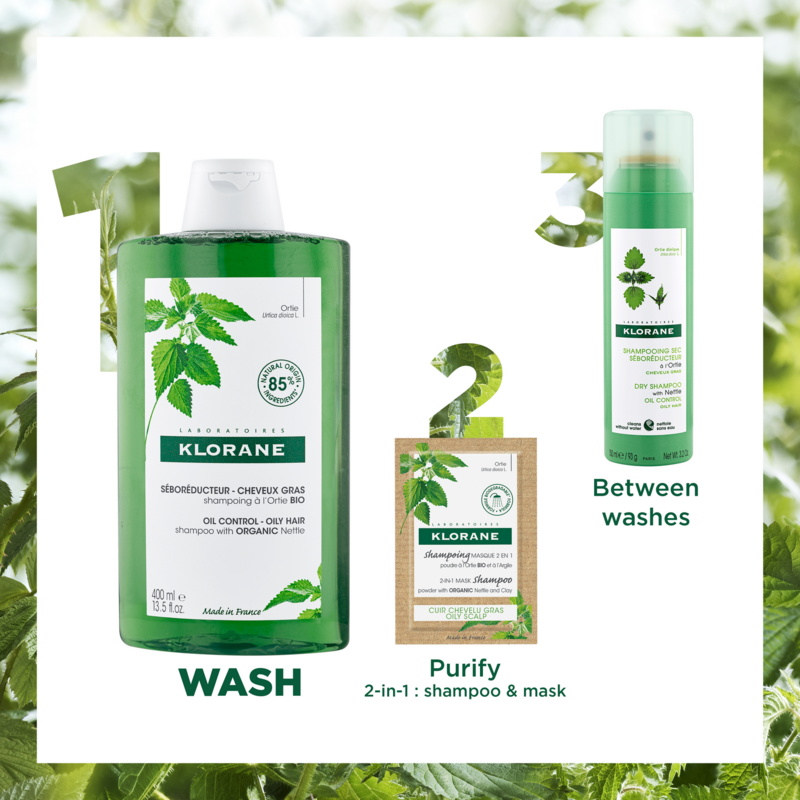 Oil Control Shampoo with Organic Nettle - Oily hair