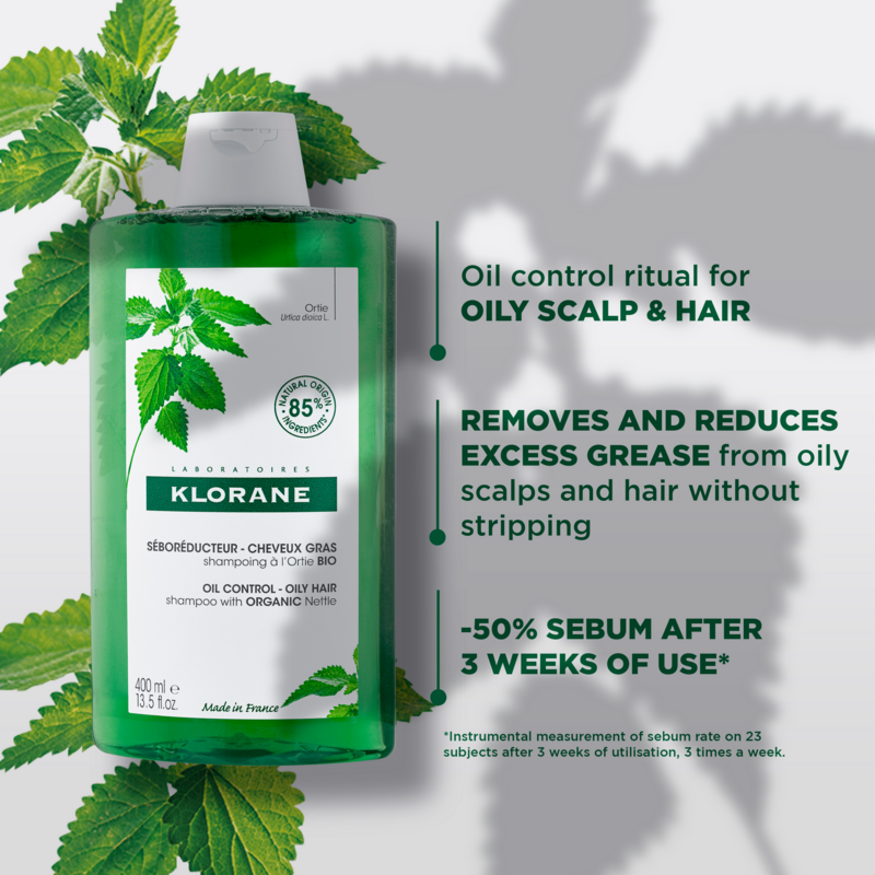 Oil Control Shampoo with Organic Nettle - Oily hair