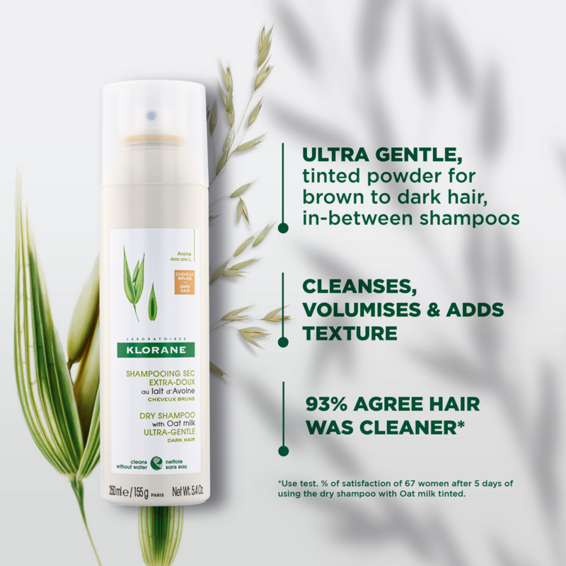 Ultra-gentle Dry Shampoo with Oat Milk Tinted - All hair types
