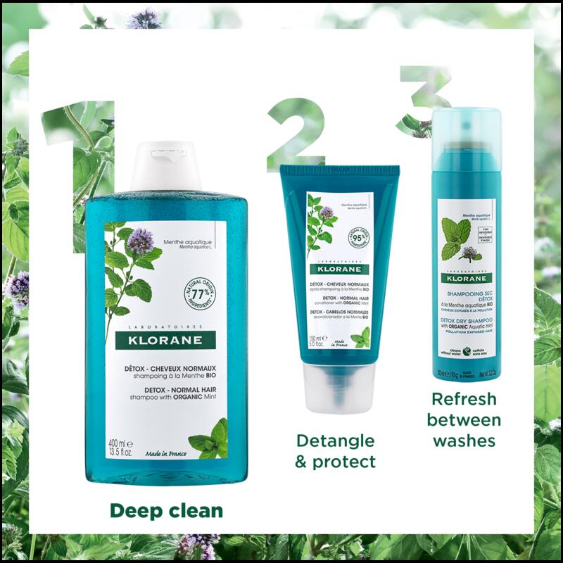 Detox Shampoo with Organic Mint - All hair types