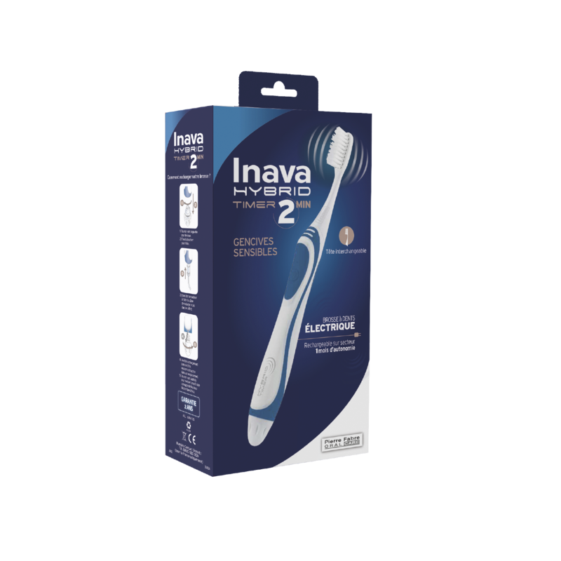 Inava Hybrid Timer - brosse à dents électrique