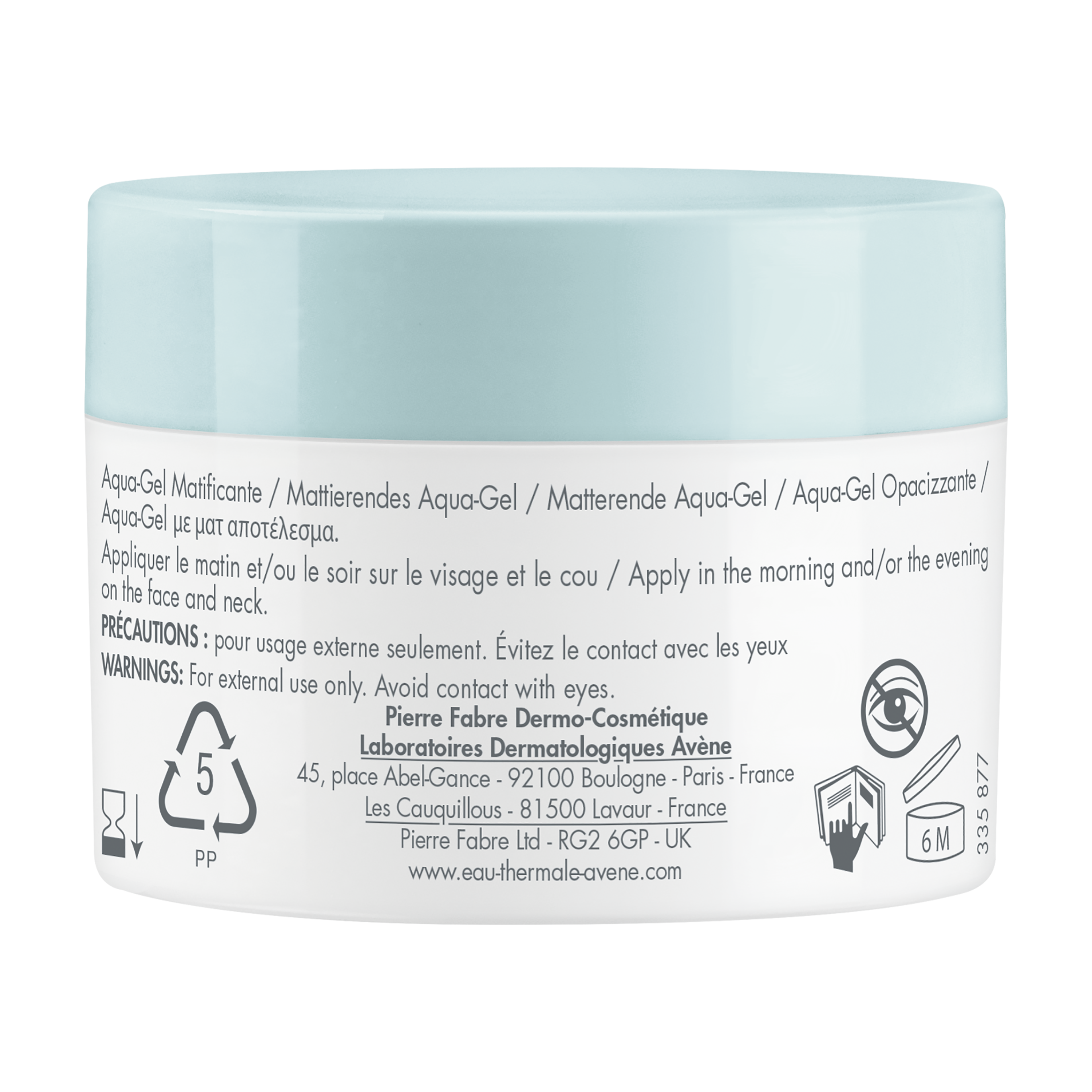 Aqua-gel matificante