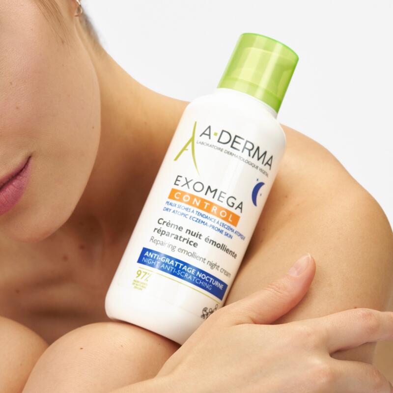 A-DERMA EXOMEGA CONTROL REGENERUJĄCY KREM EMOLIENT NA NOC 