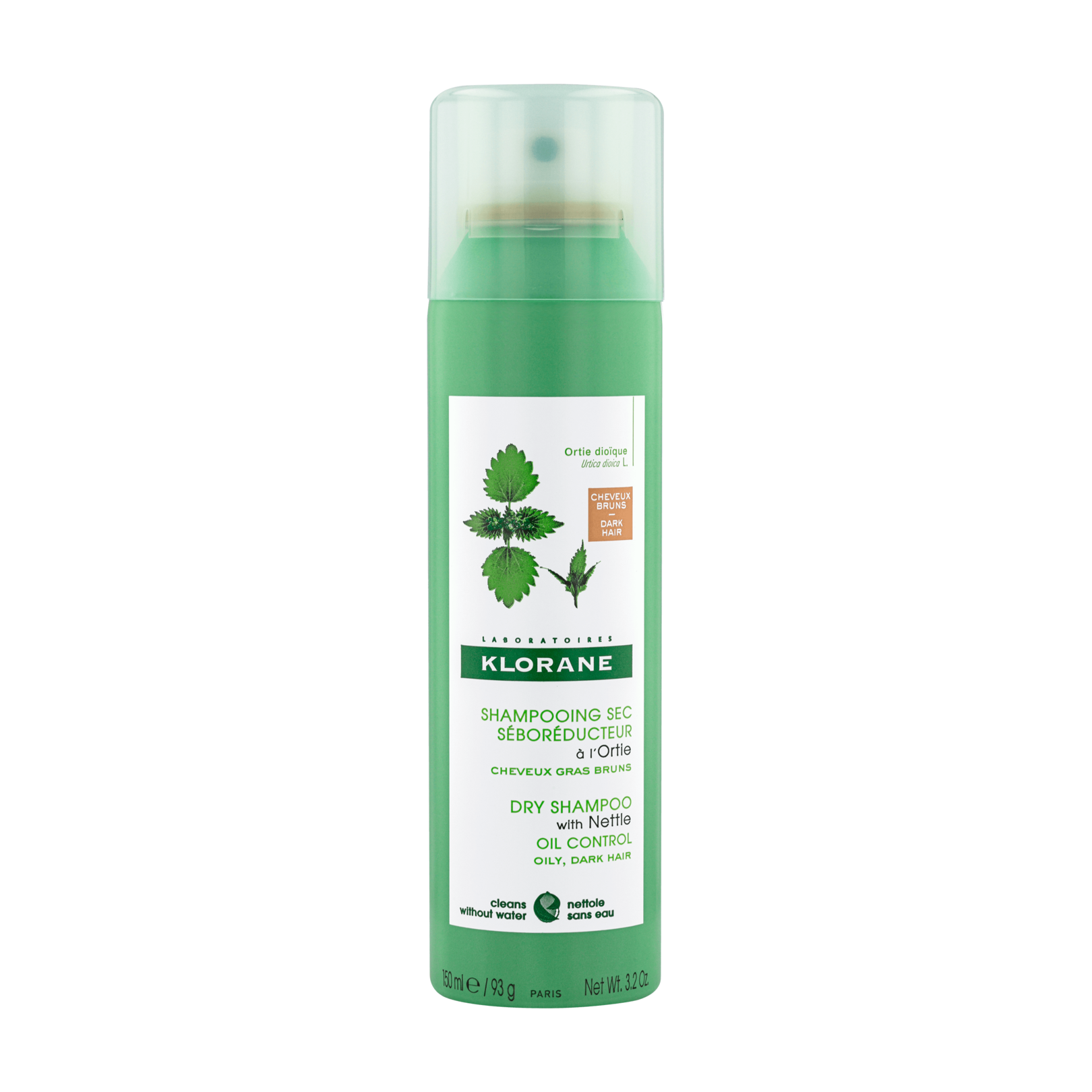 Oil control Dry Shampoo with Nettle Tinted - Oily hair