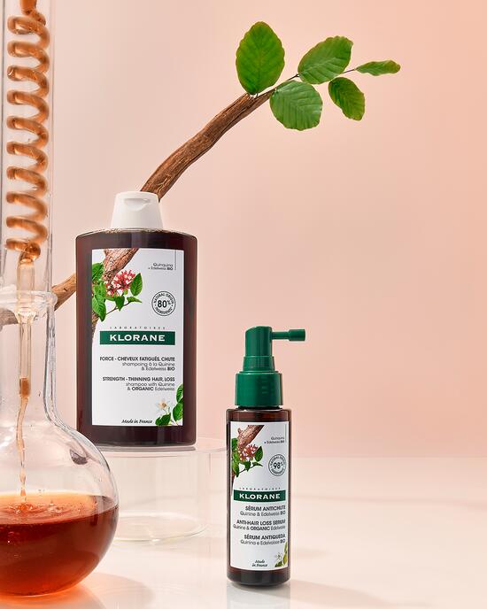 Szampon z chininą i organiczną szarotką