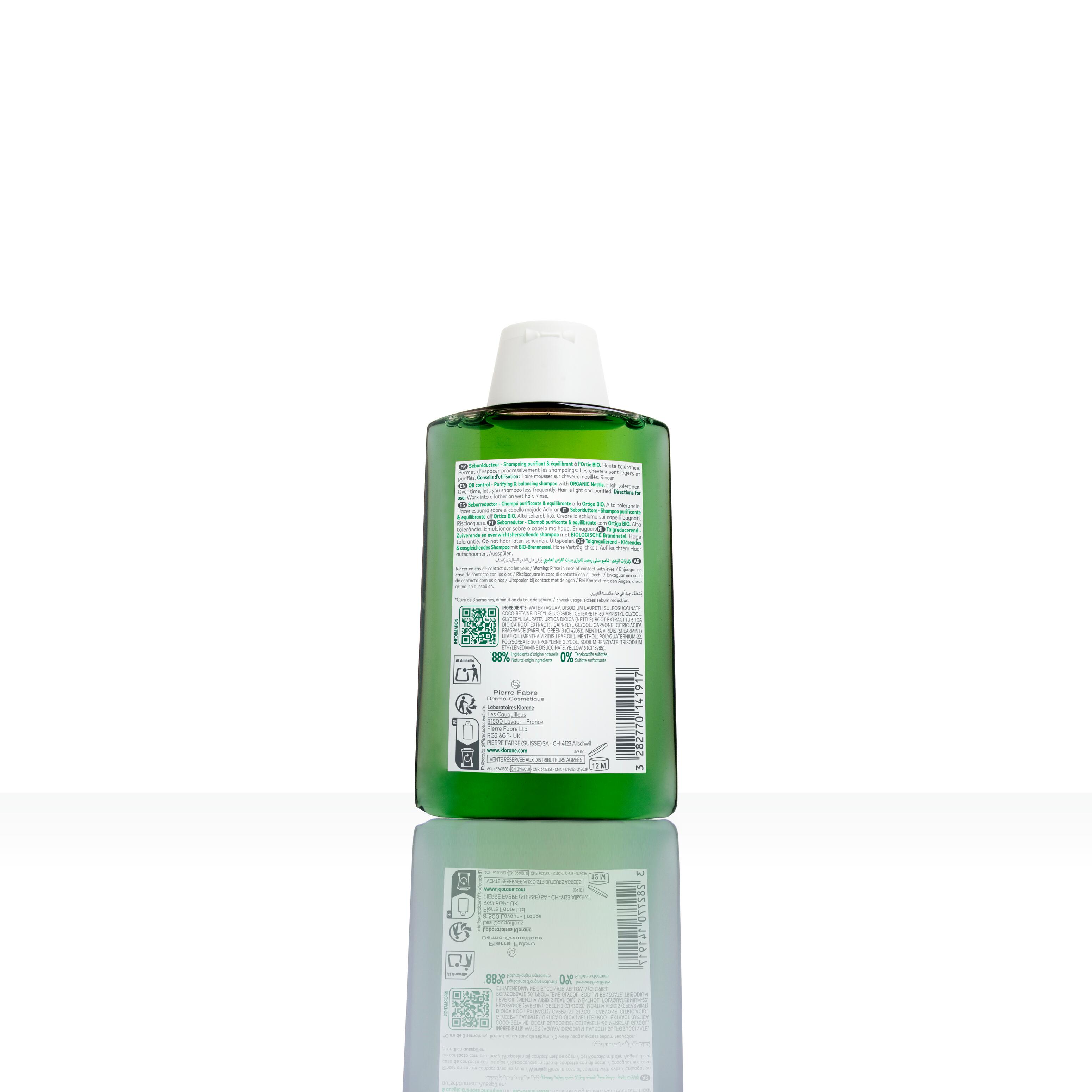 Σαμπουάν με Βιολογική Τσουκνίδα για λιπαρά μαλλιά