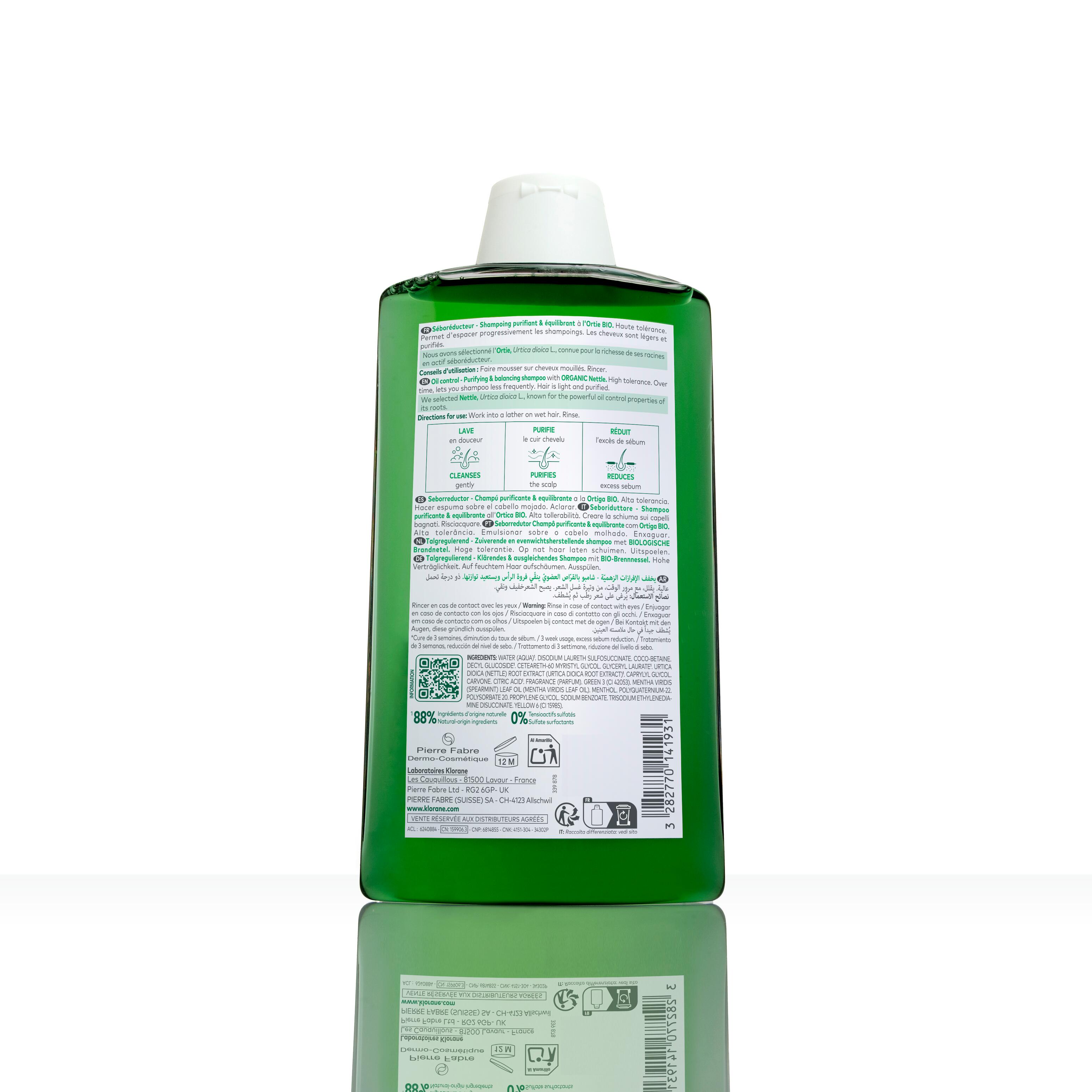 SÉBORÉDUCTEUR Shampoing purifiant et équilibrant