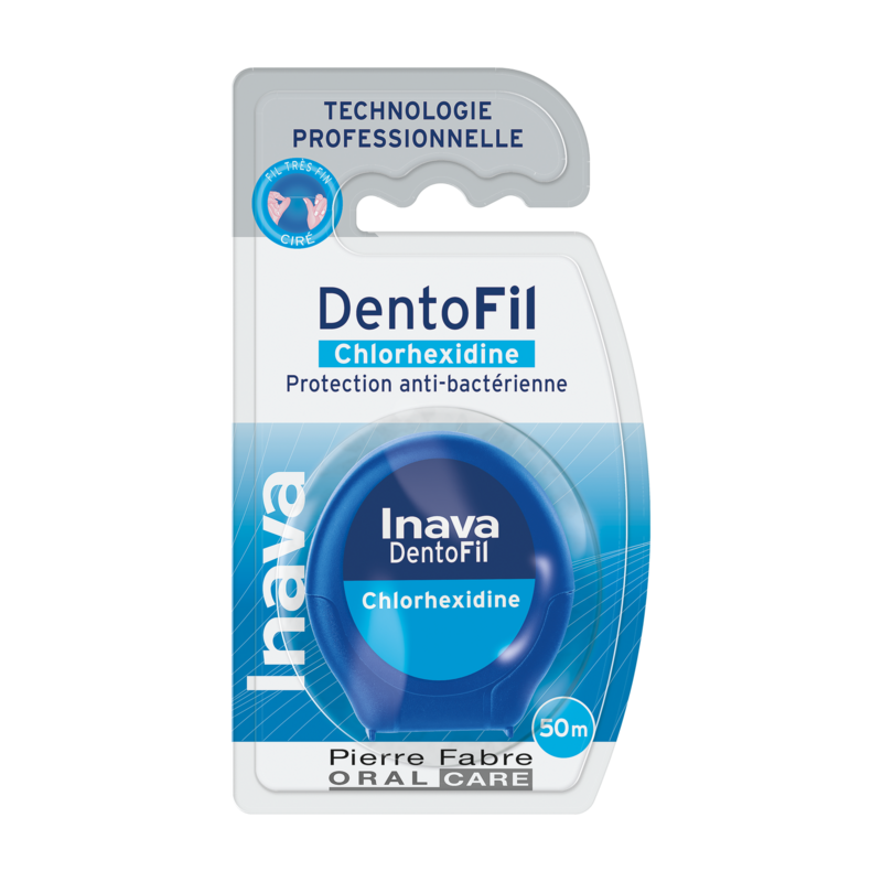 Inava DENTOFIL chlorhexidine - fil dentaire antibactérien