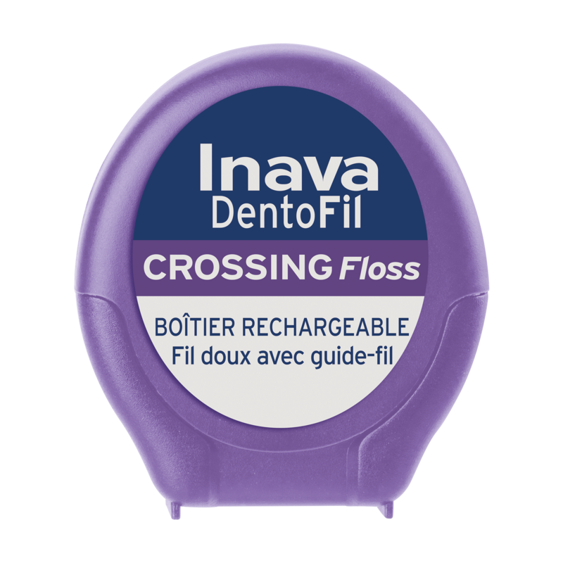 Inava DENTOFIL Crossing Floss - fil dentaire pour appareils ortho ou implants
