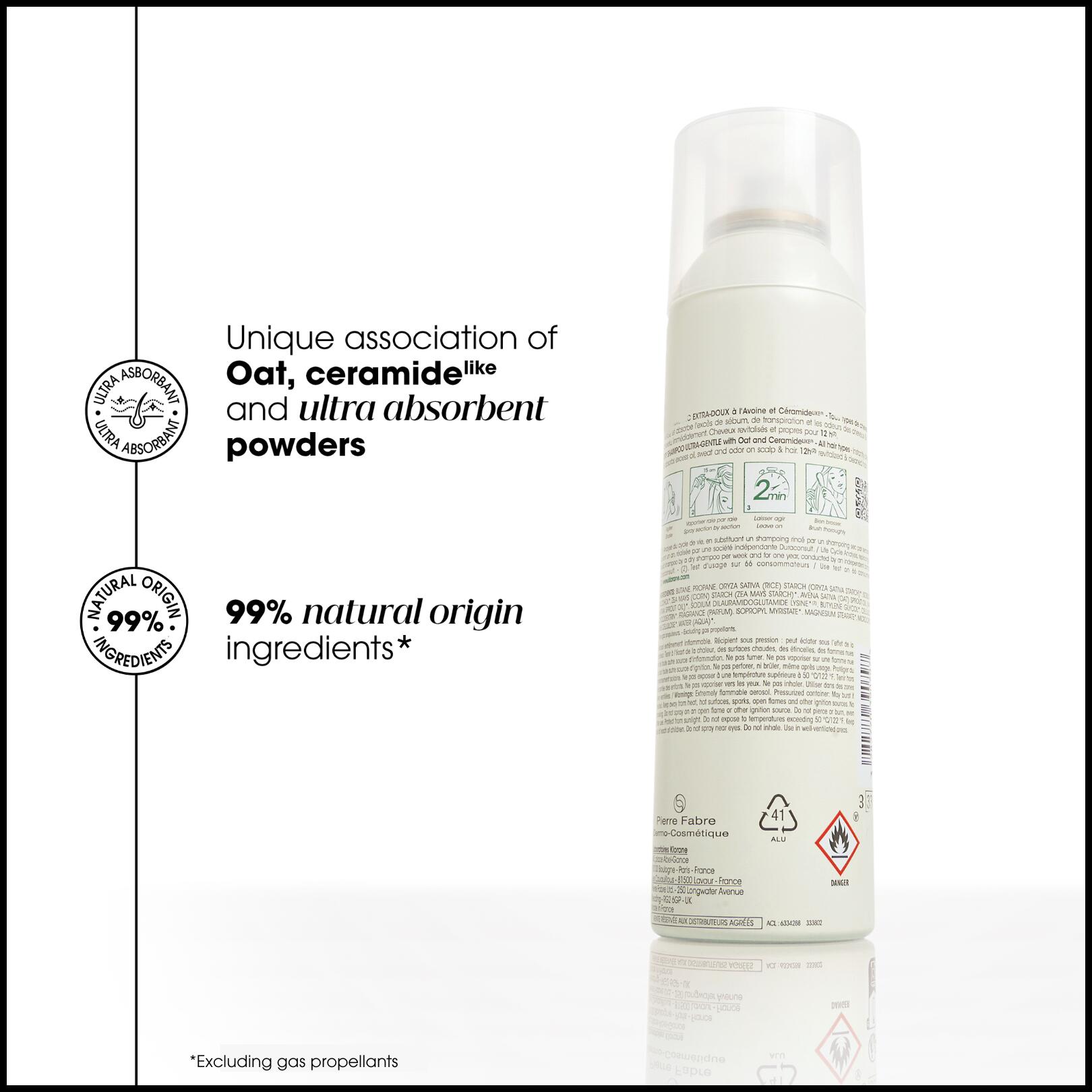 Ultra-Gentle Dry Shampoo with Oat & Ceramideᴸᴵᴷᴱ