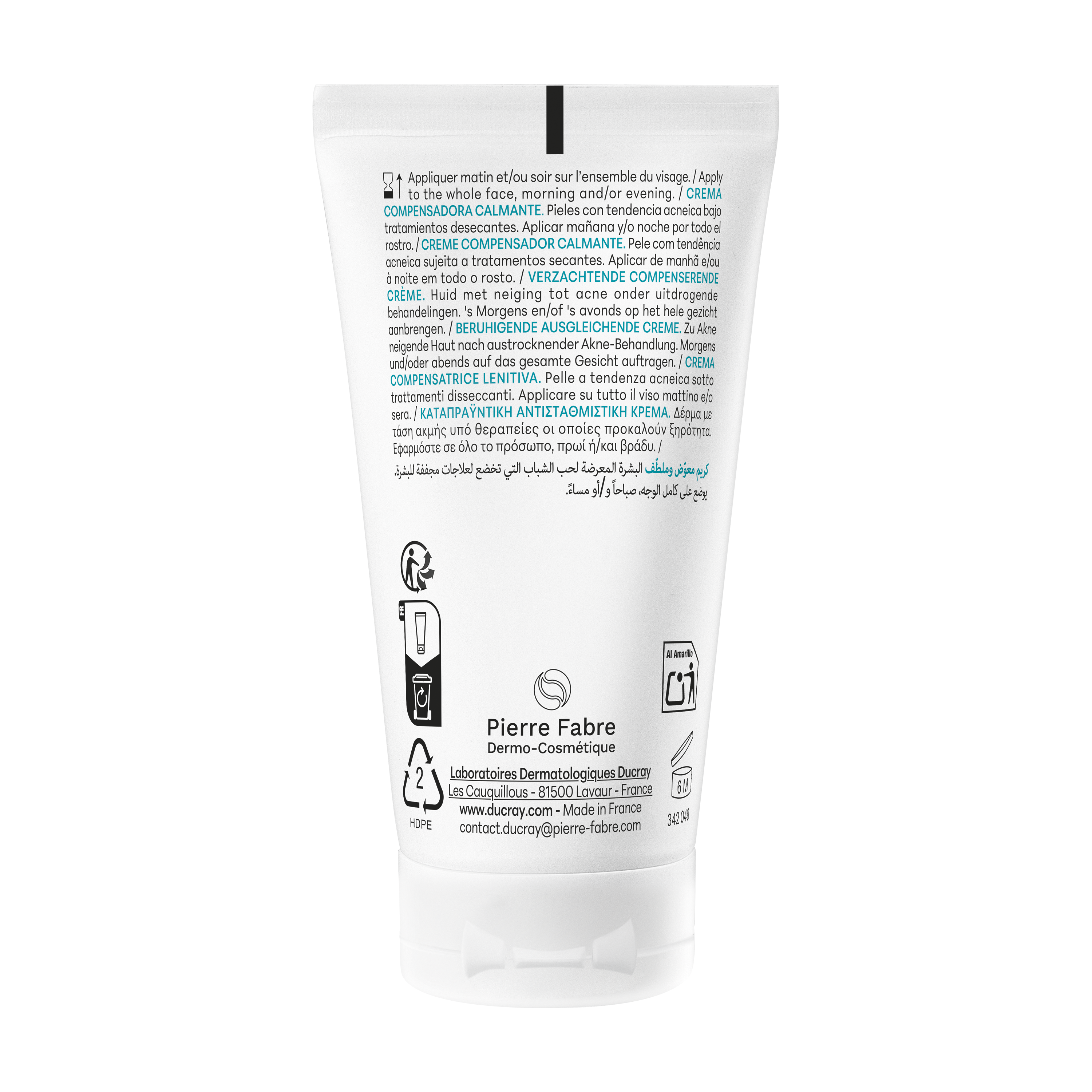 Creme compensador apaziguante