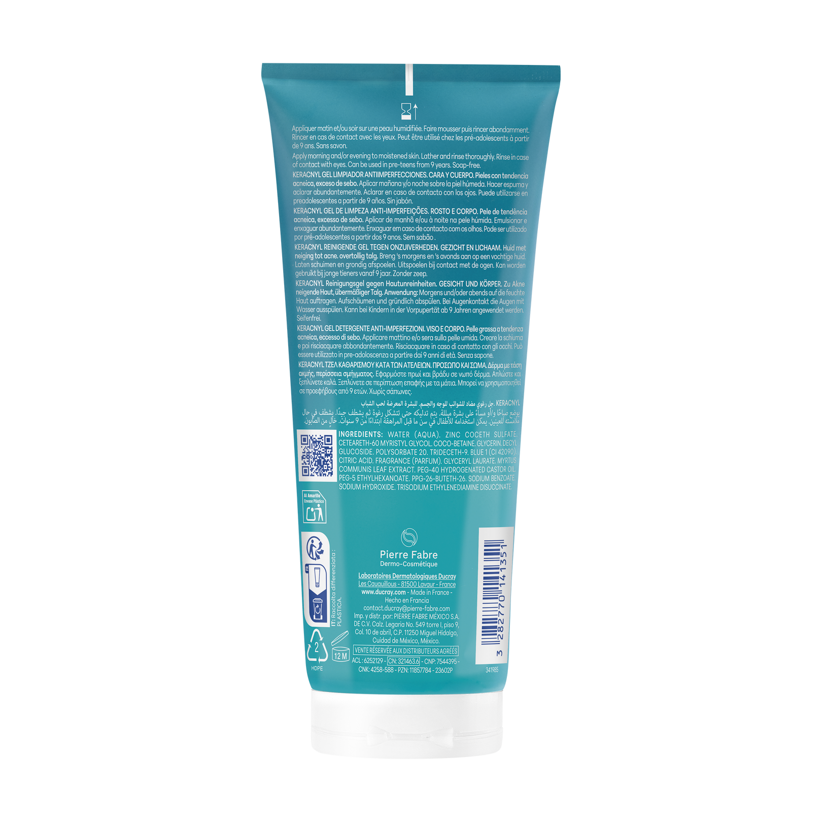 Gel detergente anti-imperfezioni. Viso e corpo