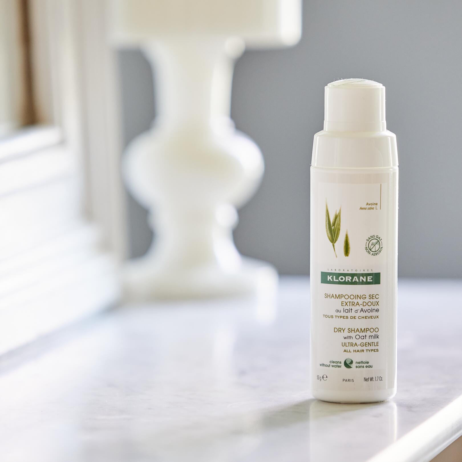Aerosol free loose powder dry shampoo cruelty free Klorane