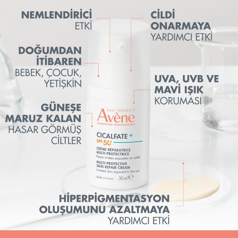  Cicalfate+ SPF 50+ Yüksek Korumalı Cilt Onarıcı Bakım Kremi