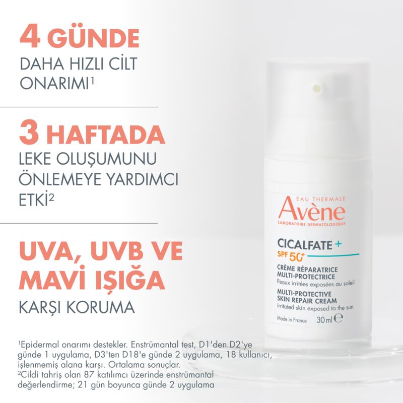  Cicalfate+ SPF 50+ Yüksek Korumalı Cilt Onarıcı Bakım Kremi