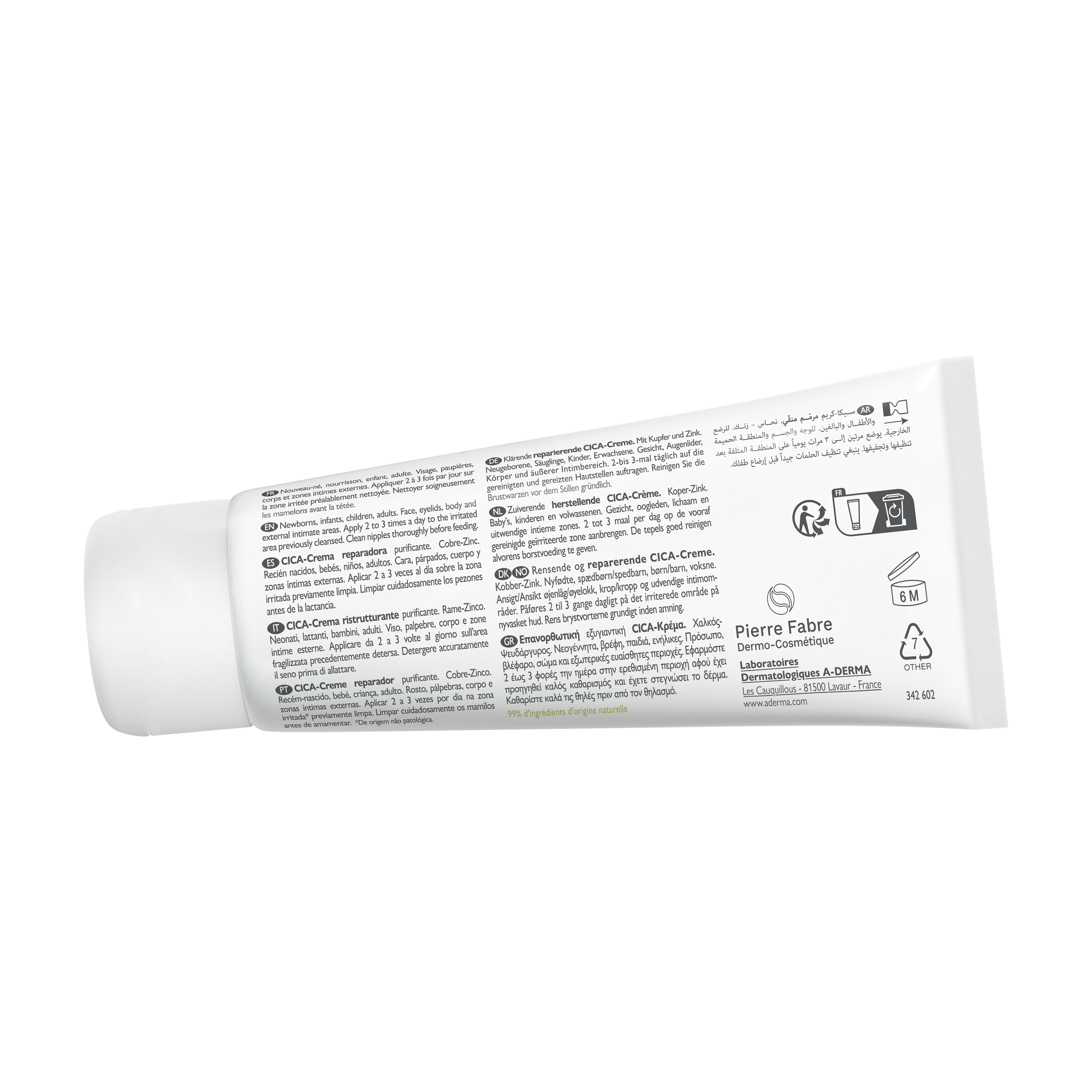 CICA-Crème réparatrice assainissante