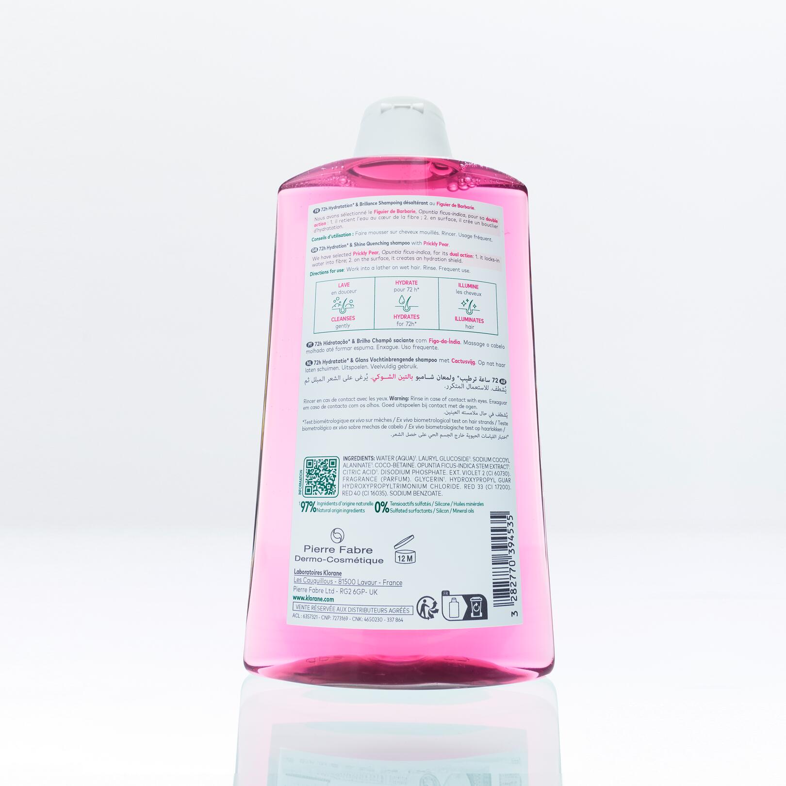 HYDRATATION et BRILLANCE Shampoing désaltérant et illuminateur