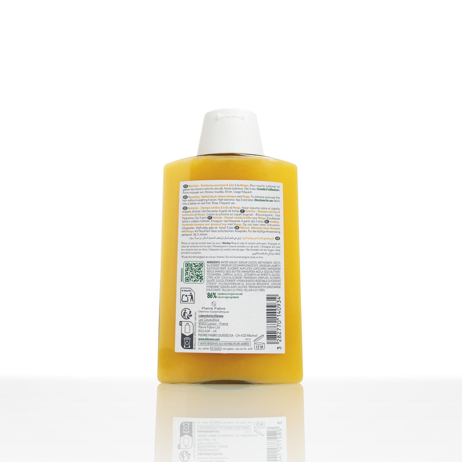NUTRITION Shampoing nourrissant et éclat