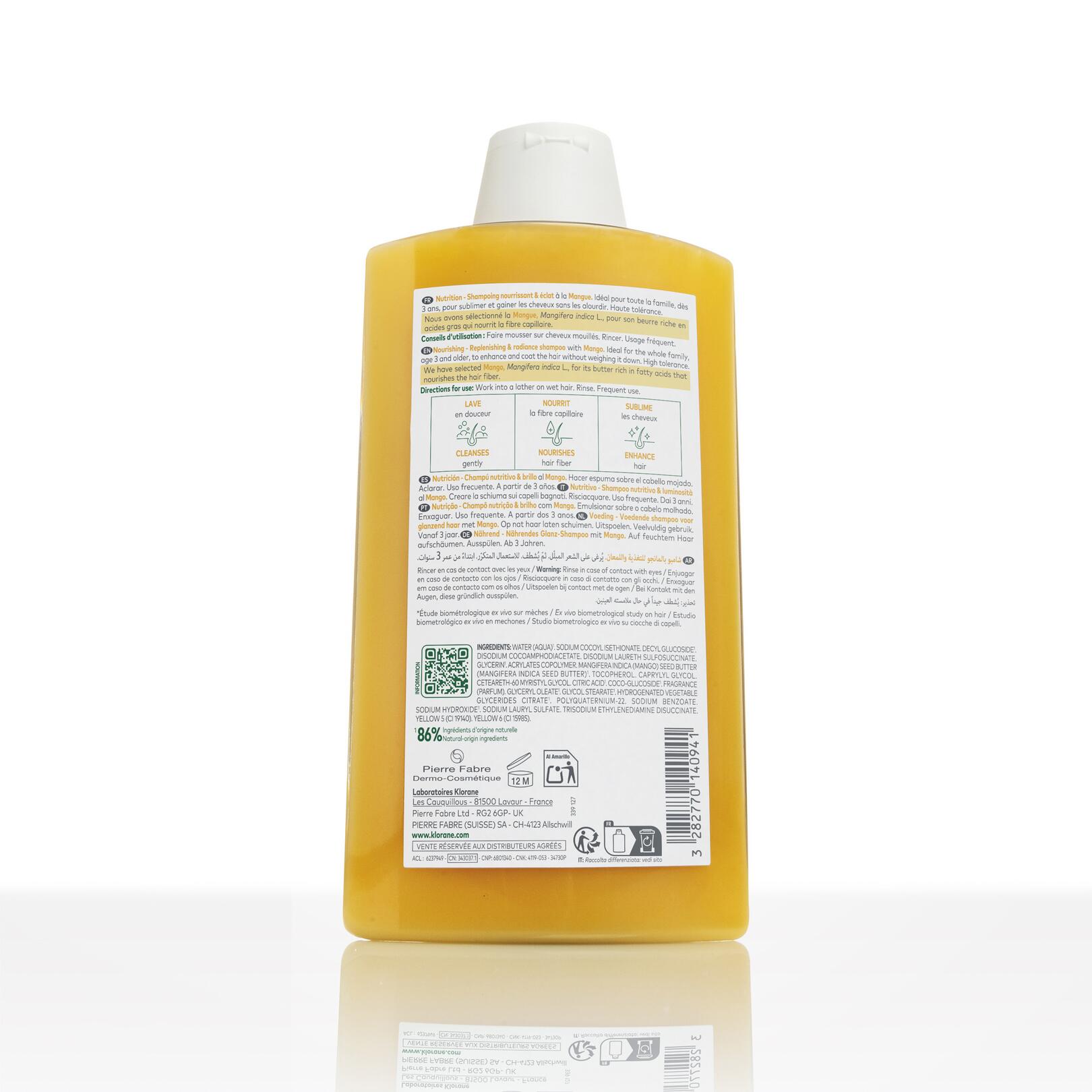NUTRITION Shampoing nourrissant et éclat