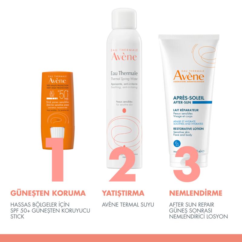Hassas Bölgeler için SPF 50+ Güneşten Koruyucu Stick