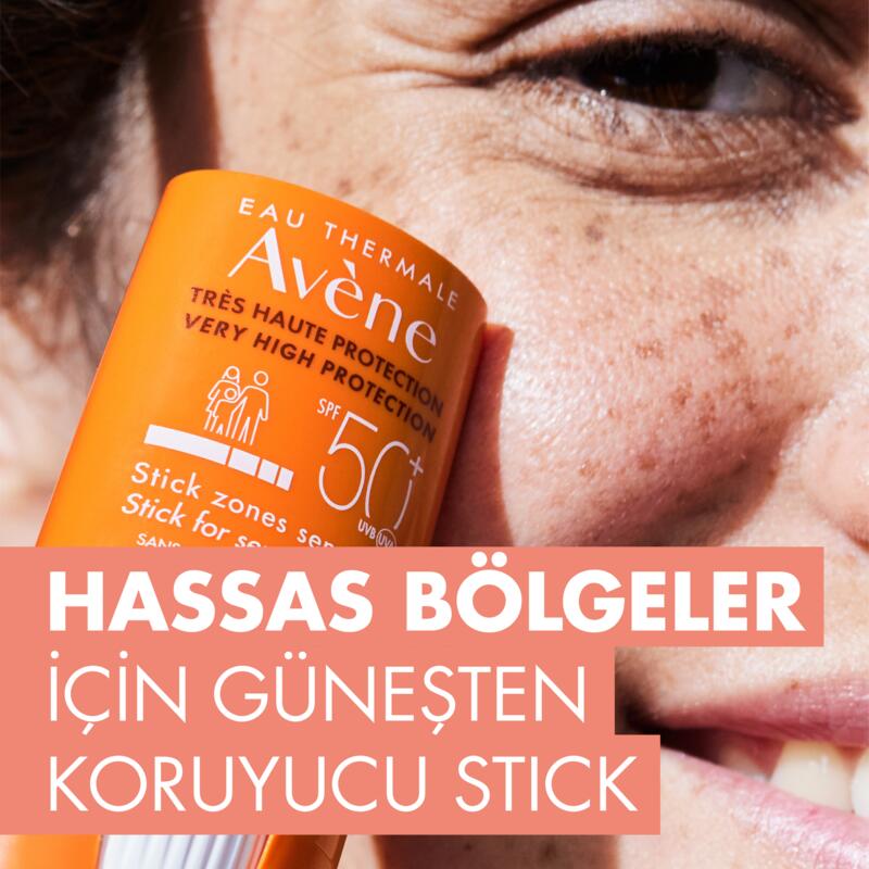 Hassas Bölgeler için SPF 50+ Güneşten Koruyucu Stick