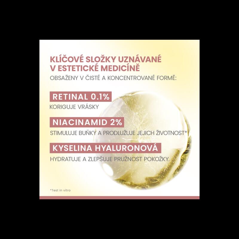 HYALURON ACTIV PROCEDURE Liftingový krém s retinalem 0,1 %