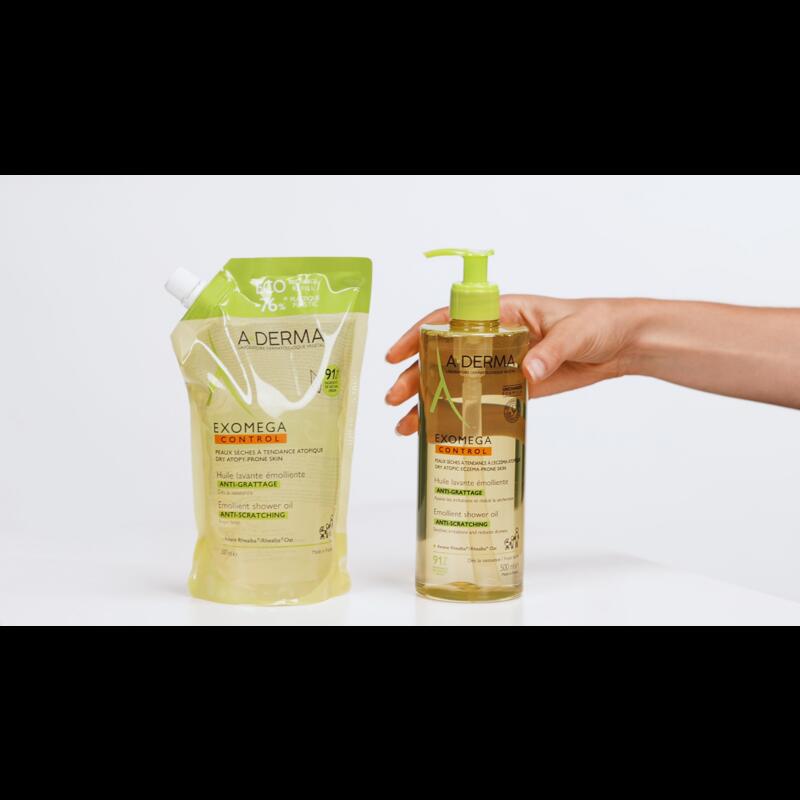 EXOMEGA CONTROL Emollient Anti-scratching Cleansing Oil