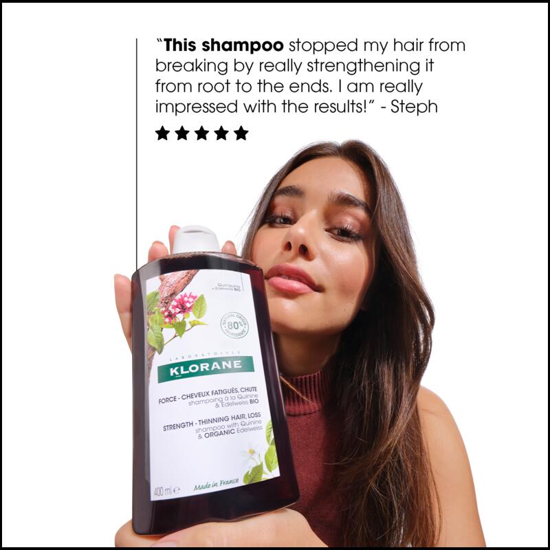 Strengthening Shampoo with Quinine & Organic Edelweiss - Thinning hair