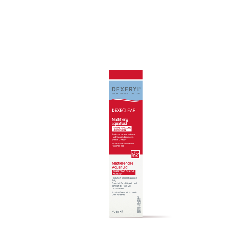DEXECLEAR Mattifying Aquafluid SPF50+