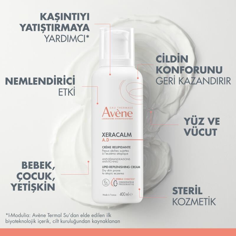 XeraCalm A.D Atopiye Eğilimli Ciltler için Nemlendirici Krem