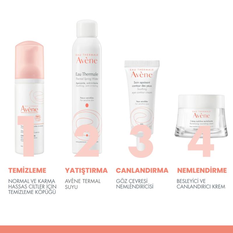 Avène Cleansing Foam Normal Ve Karma Hassas Ciltler İçin Temizleme Köpüğü