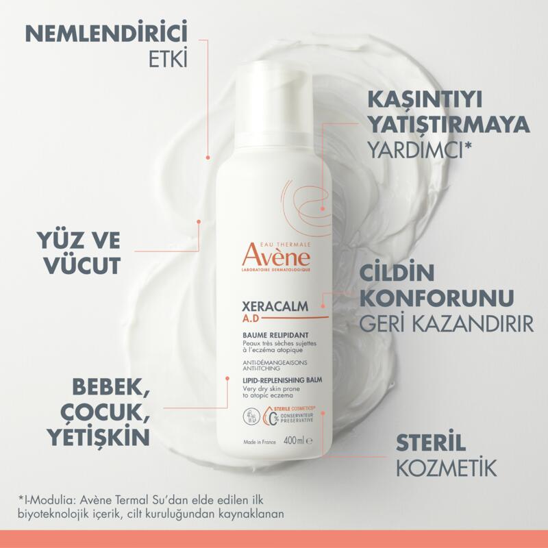 XeraCalm A.D Atopiye Eğilimli Ciltler için Nemlendirici Balsam