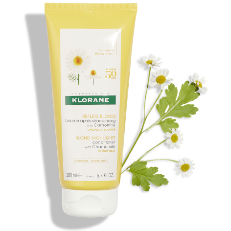 Get silky, tangle-free hair with the camomile conditioner