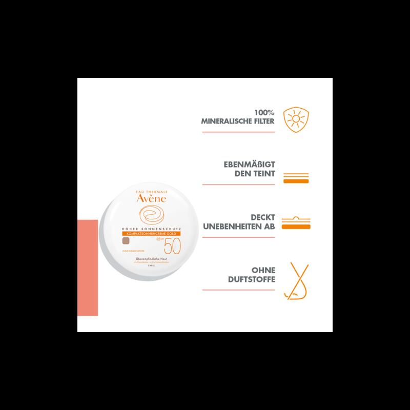 Kompaktsonnencreme Gold SPF 50
