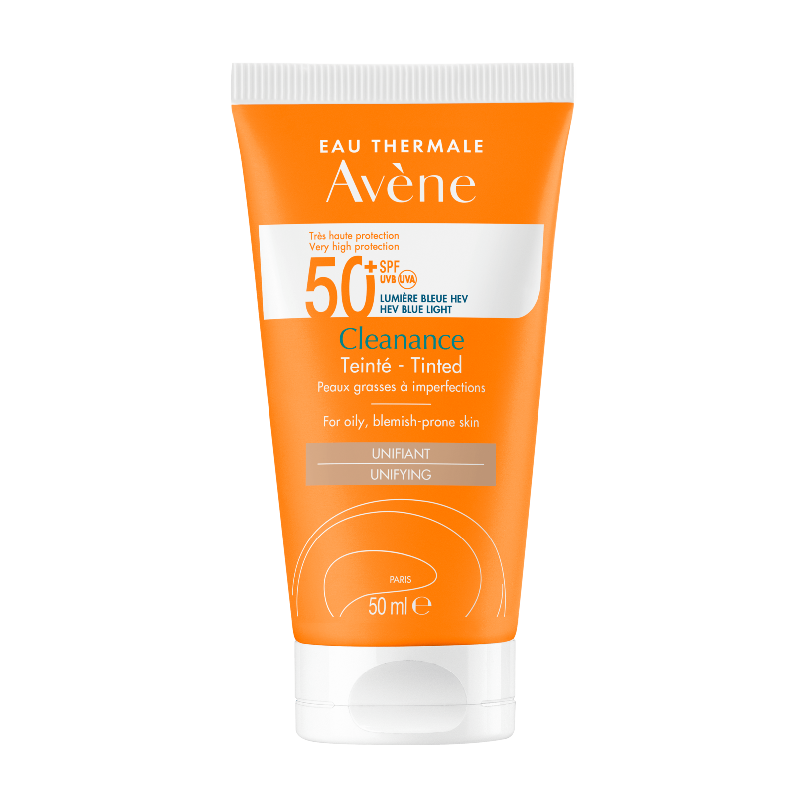 SUN CLEANANCE SPF50+ Тониран крем за мазна кожа за лице