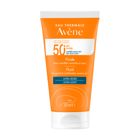 Skincare routine Suncare Fluid SPF50+ (Hev Blue Light)