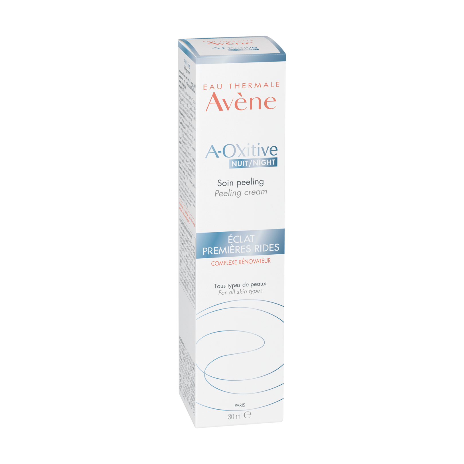 AOXitive NIGHT Peeling Cream, detoxifies Eau Thermale Avène