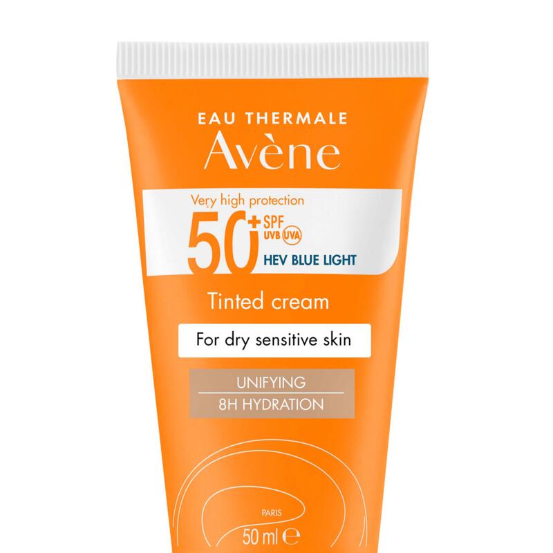 Obarvana krema za zaščito pred soncem SPF 50+