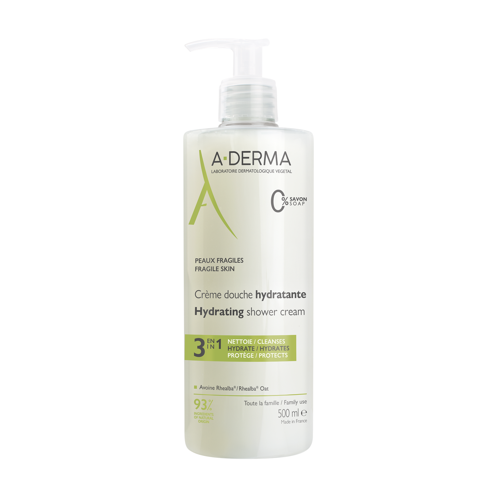 Crème douche hydratante