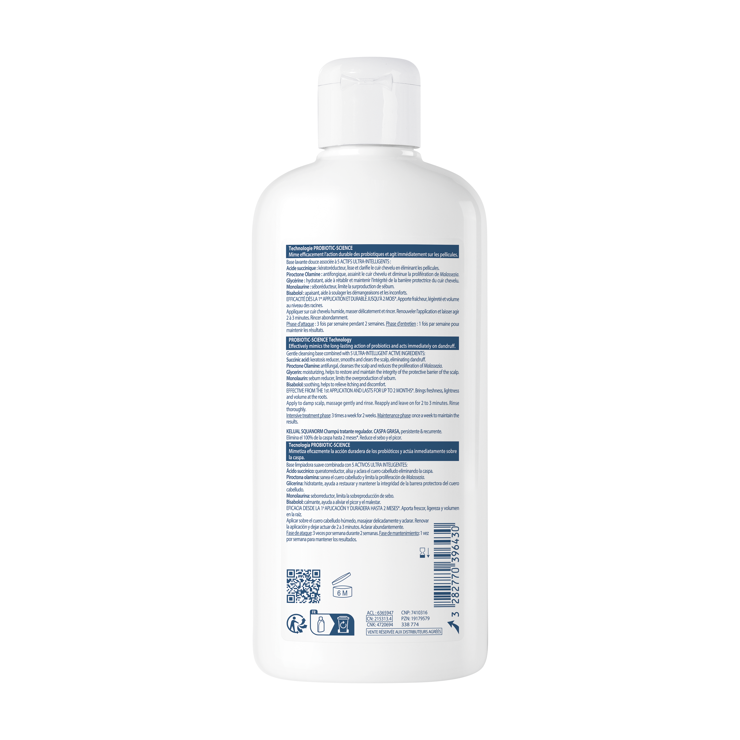 Șampon Anti-mătreață grasă pentru reglarea sebumului