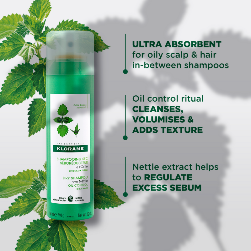 Oil control Dry Shampoo with Nettle - Oily hair